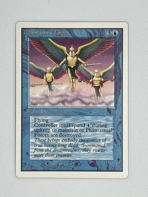 MTG PHANTASMAL FORCES Unlimited Edition Regular MT Magic The Gathering - Image 1 of 4