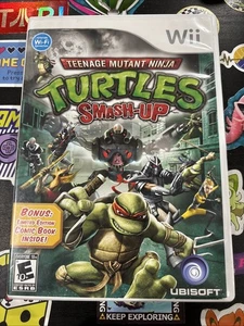 Teenage Mutant Ninja Turtles Smash Up - Nintendo Wii ¡Completo! ¡Funciona! CIB! - Imagen 1 de 5