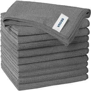 Microfiber Cleaning Cloth, 10 Pack Premium Microfiber Towels for Cars, Lint F... - Picture 1 of 7
