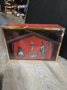 Lenox Nativity,  Holy Family , Pewter,  By Kirk Stieff , In Original Box - Picture 1 of 14