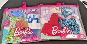 NEU Barbie & Ken Fashion Pack - Tank Shorts Schuhe Kleid Handtasche - 2 Pack - Bild 1 von 5