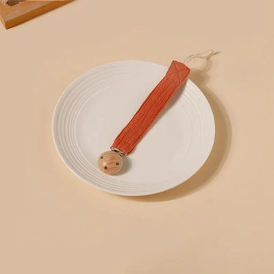 Baby Cute Printing Pacifier Clip Kid Beech Clip Cotton Holder Chain Nipple Brack - Image 1 of 4