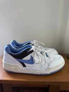 Nike Full Force Low White Black Polar Blue FB1362-100 Shoes Men's Size 12 - Picture 1 of 7
