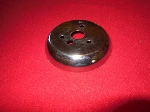 Vintage Superior Moon Grant steering wheel chrome hub cover Metal Flake Gasser - Picture 1 of 7