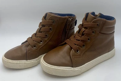 Cat & Jack ребенка ясельного возраста мальчиков коричневый Cayden средний верх повседневные кроссовки кружева/молния размер 8 - Изображение 1 из 3