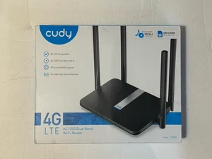 Cudy LT500 4G LTE AC1200 Dual Band Wi-Fi Router w/ VPN & DDNS Support Black - Bild 1 von 3