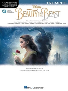 Beauty and the Beast Disney Movie Trumpet Solo Sheet Music Play-Along Book Audio - Picture 1 of 1