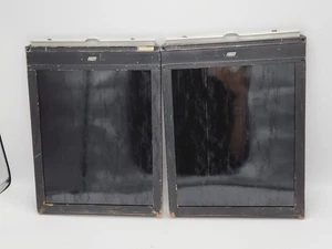 Lot of 2 Vintage Fidelity 8x10 Wood Large Format Cut Sheet Film Holders - Picture 1 of 12
