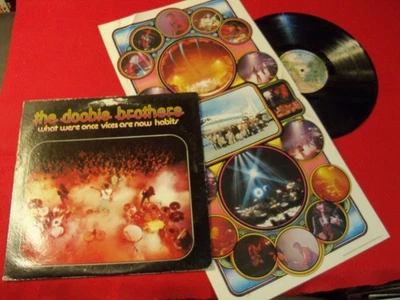 THE DOOBIE BROTHERS 1974 LP "WHAT WERE ONCE VICES..." CLASSIC ROCK VINTAGE VINYL - Image 1 of 4