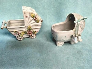 💙 Plantadoras de cerámica para cochecito de bebé 🍃🌸🍃 Sin marca~GUC - Imagen 1 de 6