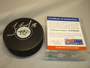 James Neal Signed Nashville Predators Hockey Puck Autographed PSA/DNA COA 1A - Picture 1 of 3