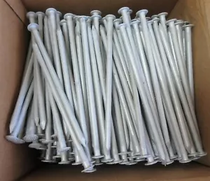 LOTE DE 15 picos de canalón de aluminio blanco de 6" - 15 picos en total - Imagen 1 de 4