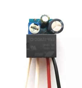 MINI COMPACT TIMER SWITCH TIME RELAY 0 TO 50 SEC KIT 10A Delay Off Switch 12V - Picture 1 of 4