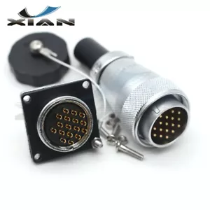 WEIPU WS28 10A 17Pin Panel Mount Waterproof Electrical Cable Wire Connector - Picture 1 of 8