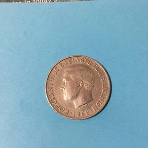 GREECE 10 DRACHMAI 1968 KM # 96 VF+. - Picture 1 of 2