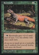 MTG 4x Rootwalla Tempest Green Lizard  Near Mint Condition Magic the Gathering
