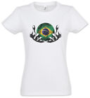 Brazil Football Magic Ball Damen T-Shirt brazilian Soccer Flag Championship