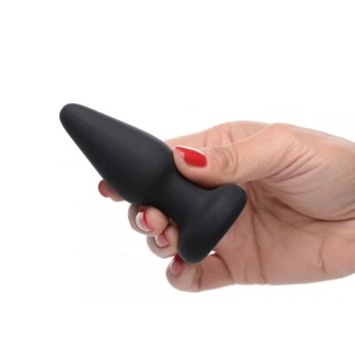 Juguete sexual de entrenamiento anal de silicona con luz LED pequeño Foto 1 de 4