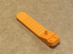 LEGO Parts - Orange Human Tool Brick Axle Separator - No 96874 - QTY 1 - Picture 1 of 1