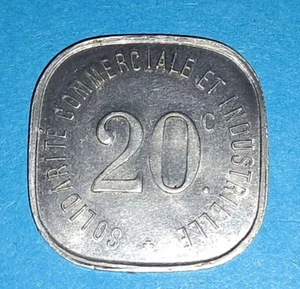 Monnaie de Nécessité ♦ 20 CENTIMES - Neuilly S/SEINE Solidarité Commerciale 1918 - Imagen 1 de 2