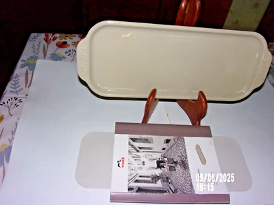 1 plat de service rectangulaire neuf en céramique, marque Staub - Photo 1/4