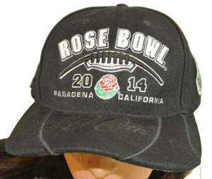 NCAA 100th Rose Bowl 2014 Michigan State vs Stanford Hat Strap back - Picture 1 of 7