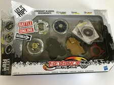 Beyblade Metal Fury Performance Legendary Bladers Descendants Set Damaged Box
