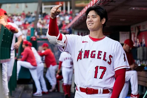 MLB LOS ANGELES ANGELS BASEBALL SHOHEI OHTANI JAPAN DECOR FRIDGE MAGNET #30 Cover