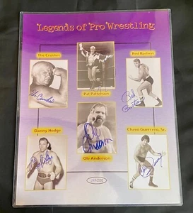 Legends of Wrestling Autographed 16x20 - Patterson, Crusher, Ole Anderson) - Picture 1 of 1