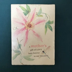 VTG Hallmark Mother's Love Sentiment Hanging 5 X 7 Resin Plaque - Picture 1 of 3