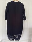 Navy Blue Long Sleeved Dress By Cos Size 42