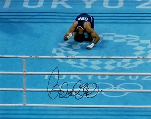 Galal Yafai SIGNED 10X8 Photo TOKYO 2020 Genuine Signature AFTAL COA (C) - Picture 1 of 1
