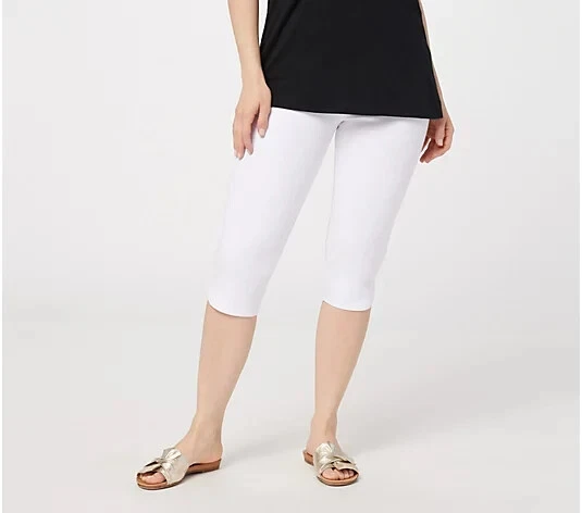 Pedal feminino com controle alto Prime Stretch denim empurrador-branco-alto XS-A398191 - Imagem 1 de 1