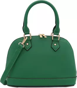 Zip-Around Saffiano Classic Dome Satchel - Picture 1 of 7