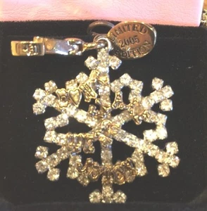 MUY RARO Juicy Couture 2005 COPO DE NIEVE ENCANTO DIFÍCIL DE ENCONTRAR!!!! YJRU0541 - Imagen 1 de 4