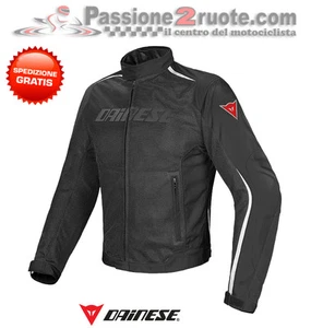 Chaqueta Moto Dainese Hydra Flux D-Dry Negra Blanca Primavera Verano - Imagen 1 de 1