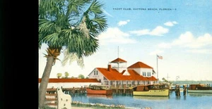 DAYTONA BEACH,FL~YACHT CLUB~Florida Boat Palm c300 - Picture 1 of 2