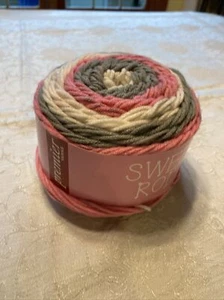 NEW Wheel Skein Of Premier Yarns Sweet Roll 100% Acrylic Yarn - Bubble Pop - Picture 1 of 7