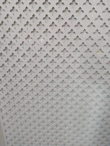 Heizkörperabdeckplatte 3mm MDF Platte, Holzgitter (verschiedene Größen) Muster KZ2 - Bild 1 von 11