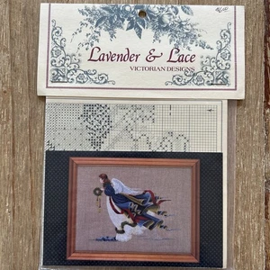 Lavender & Lace Victorian Designs Second ANGEL OF FREEDOM Cross Stitch Pattern - Picture 1 of 3