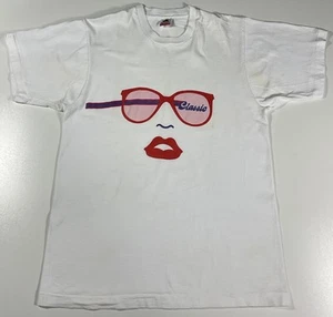 Camiseta de sol vintage arte pop talla L puntada única hecha en EE. UU. años 90 - Imagen 1 de 12