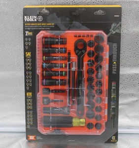 Klein Tools 65500KNECT 39-Piece Complete KNECT Impact Socket Set SAE/Metric - Picture 1 of 3
