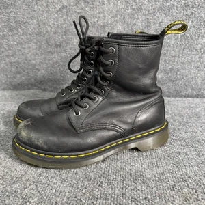 Botas al tobillo Dr. Martens de cuero negras para mujer US 7 UK 5 EU 38 botas de combate - Imagen 1 de 11