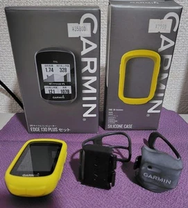 Garmin Edge 130 Plus GPS Rower Komputer Zestaw z żółtą obudową Nieużywany - Zdjęcie 1 z 2