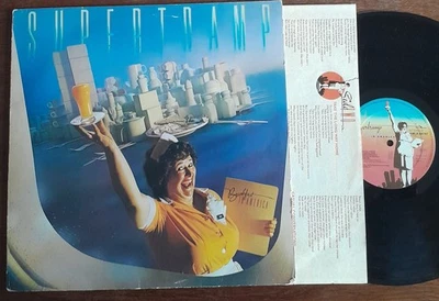 LP SUPERTRAMP Breakfast Avec Insert  Pop Rock HIT TOP 50 - Image 1 of 4