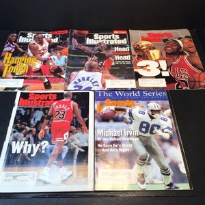 Lot of 5 Vtg 1993 SPORTS ILLUSTRATED MAGAZINE, Jordan, Barkley, Irvin NBA FINALS - Picture 1 of 6
