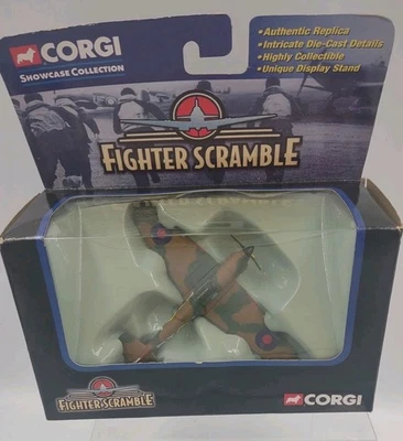 Corgi Fighter Scramble WWII British RAF Supermarine Spitfire Bader CS90019 - Image 1 of 4