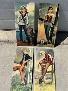 4 Rico Tomaso Fashion D.A.C. vintage NY Donald Art Co. litografia anni 60 moda femminile RARA - Foto 1 di 20