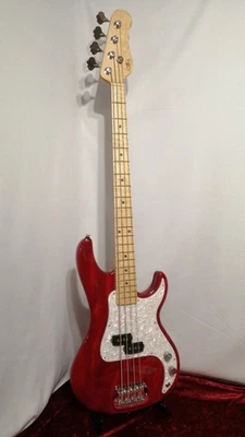 G&L SB-1 40th Anniversary Red Made in USA PB Type Solid Electric Bass Guitar - Image 1 of 4