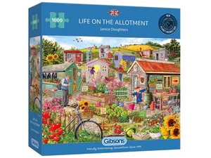 Gibsons 1000 Piece Jigsaw Puzzle - Life On The Allotment - Picture 1 of 1